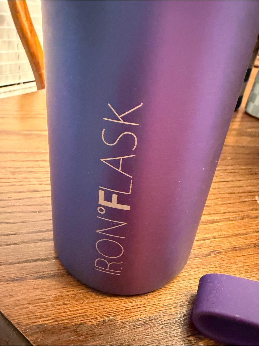 Purple Ombre  Water Bottle with Paracord Handle - Picture 12 of 13